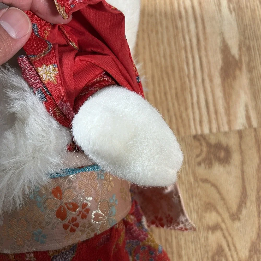 Authentic Hello Kitty Plush Doll Limited Edition 2002 Sanrio Kimono Dress *READ